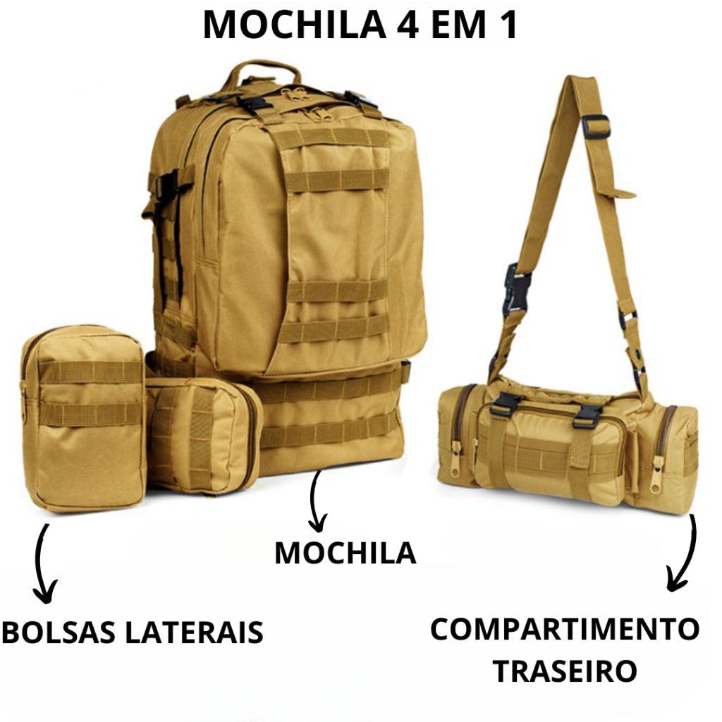 Mochila Militar Couraça 65 Litros - Deserto