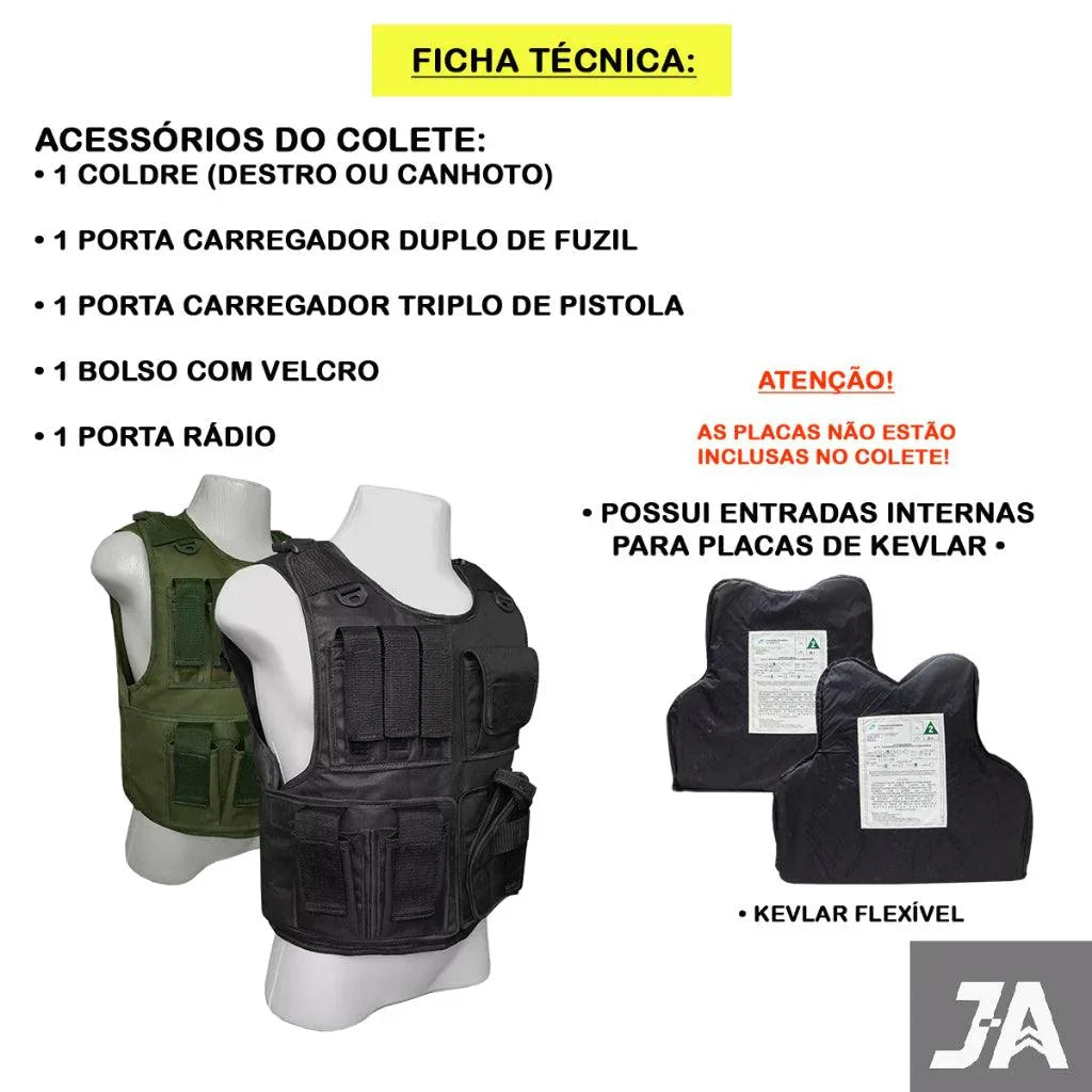 Colete Tático Modular Patrulheiro