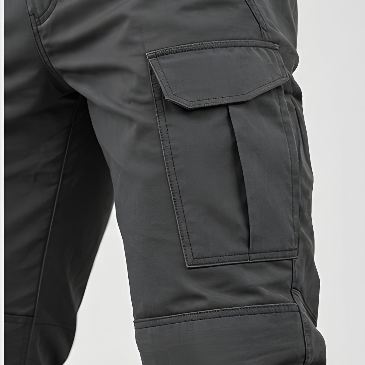 Calça Tática Impermeável Tormenta Cinza - bolso cargo