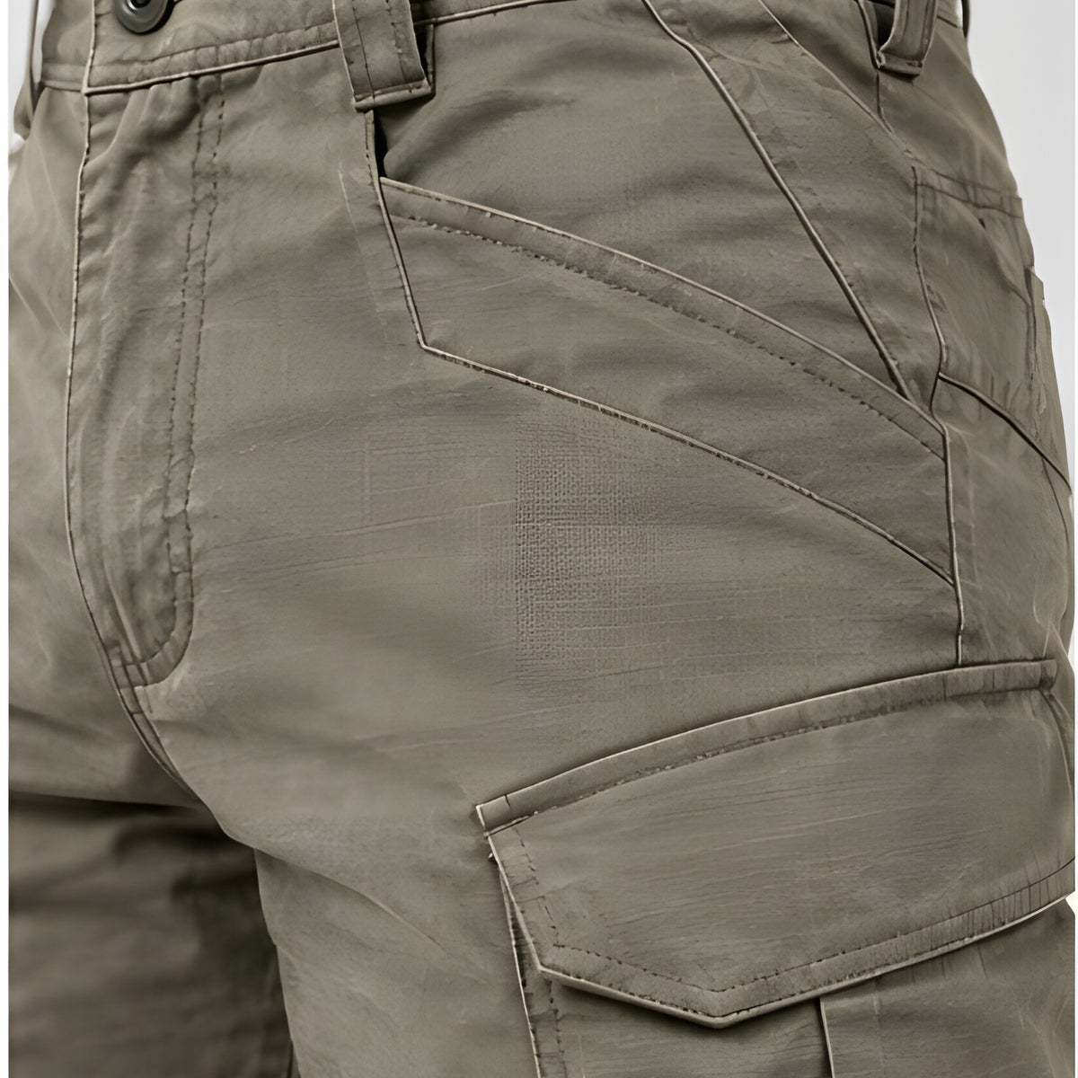 Calça Tática Impermeável Tormenta Cáqui - bolso frontal