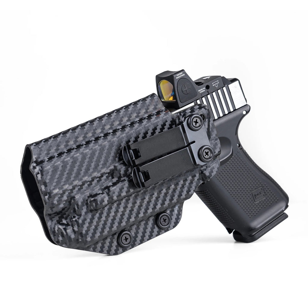 Coldre Velado para Glock G19, G19X, G44, G45, G22 e G23 com Lanterna e Red Dot