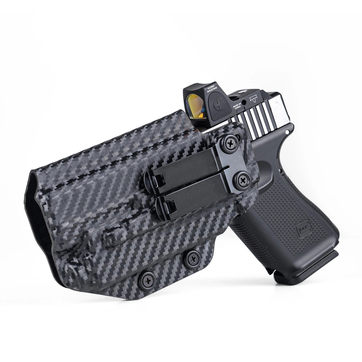 Coldre Velado para Glock G19, G19X, G44, G45, G22 e G23 com Lanterna e Red Dot