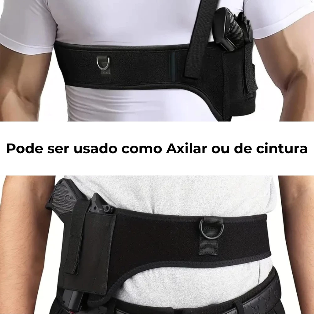 Coldre Axilar e de Cintura Ajustável