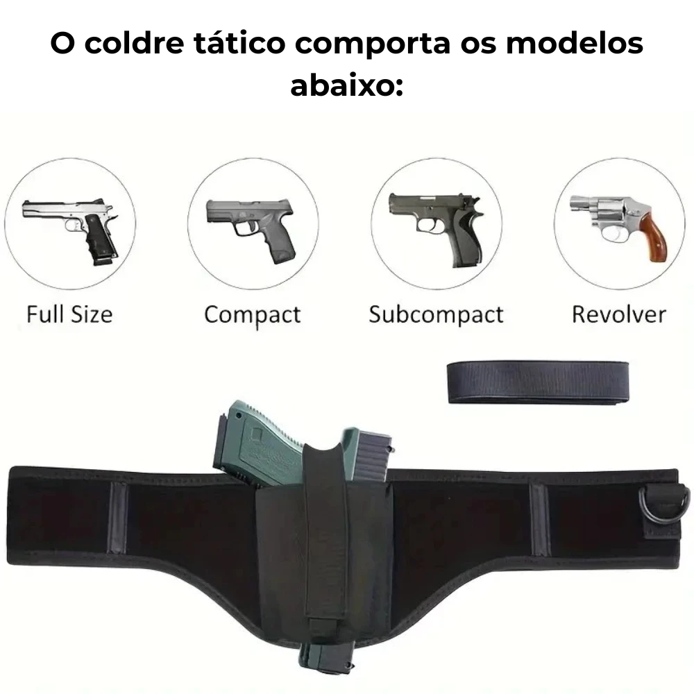 Coldre Axilar e de Cintura Ajustável