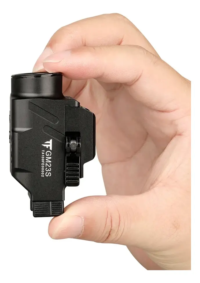 Lanterna Tática com Laser Integrado para Trilho