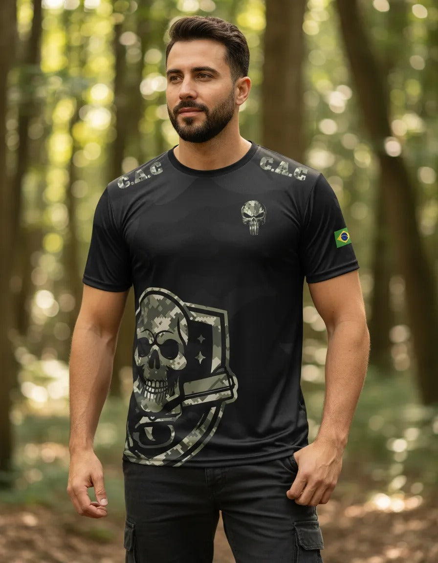 Camiseta Tática CAC Caveira