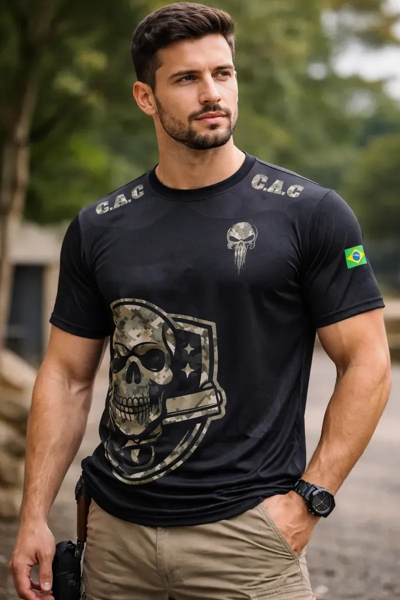 Camiseta Tática CAC Caveira