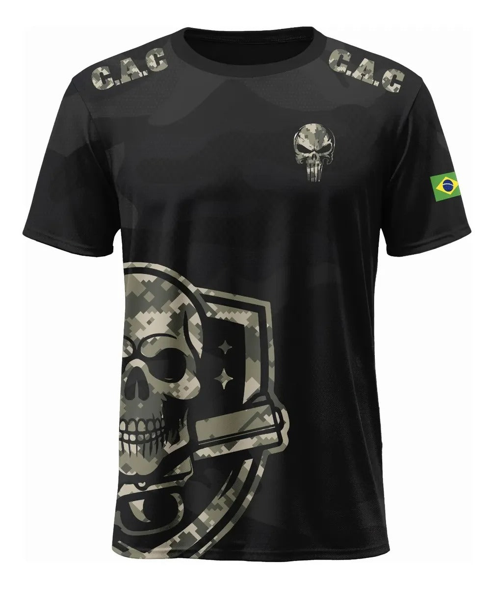 Camiseta Tática CAC Caveira