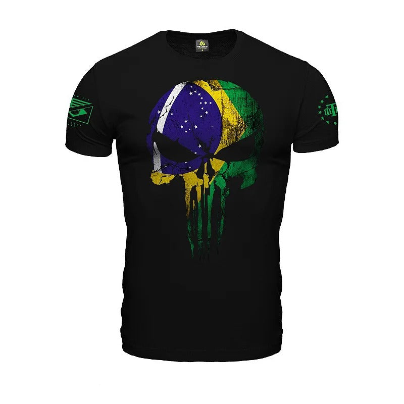 Camiseta Caveira Brasil