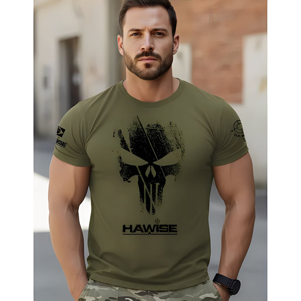 Camiseta Premium Caveira Sombria