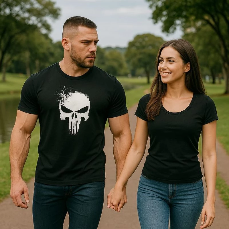 Camiseta Dry Fit Caveira Justiça