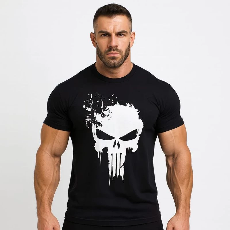 Camiseta Dry Fit Caveira Justiça