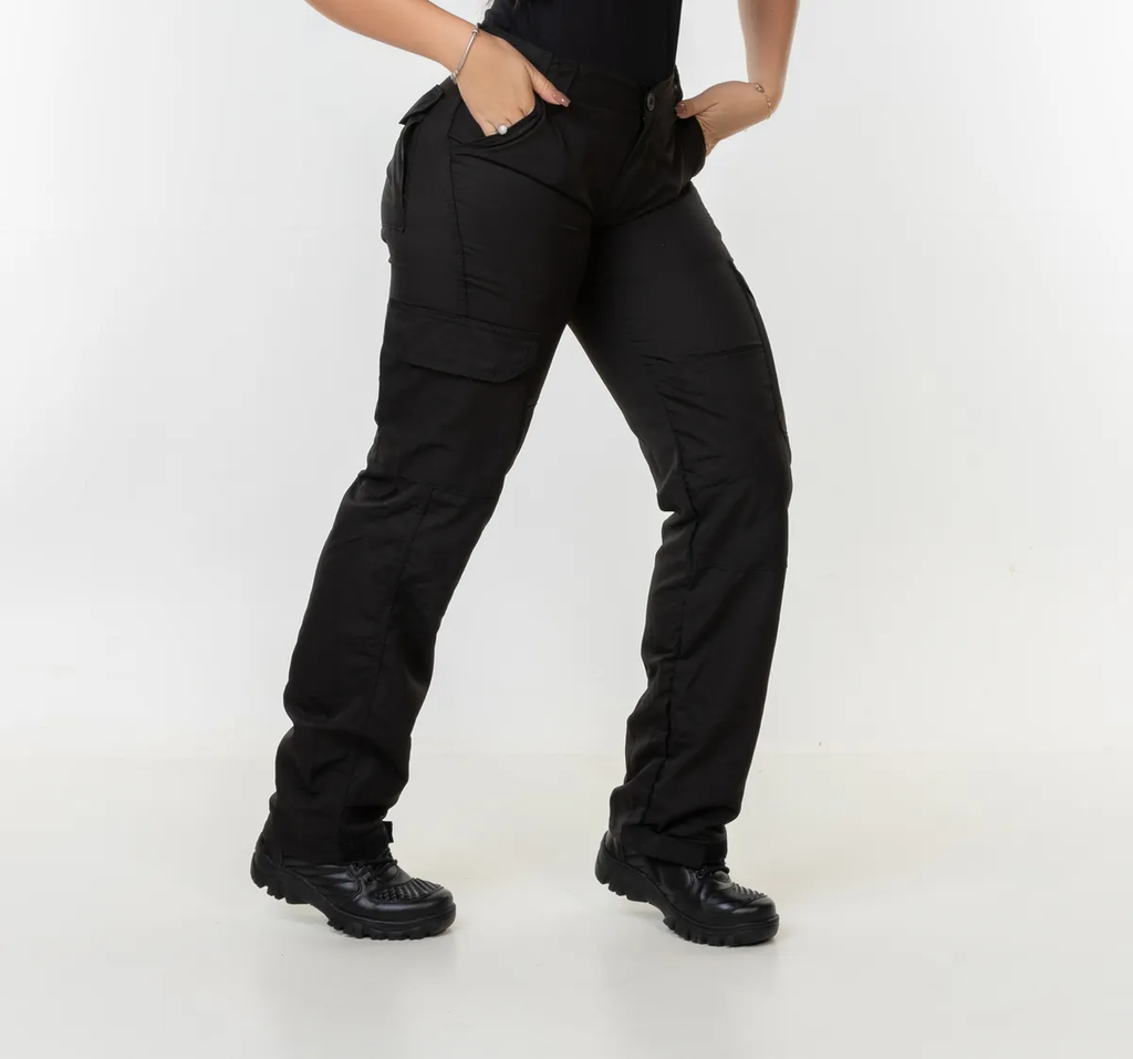 Calça Tática Feminina Força - Preta