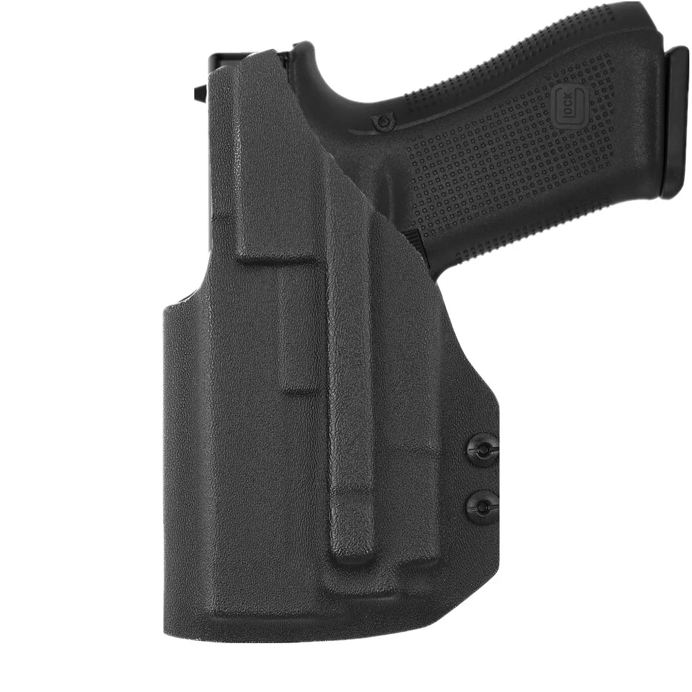 Coldre Velado em Kydex para Glock G17, G19, G19X, G25 e G45 com Lanterna