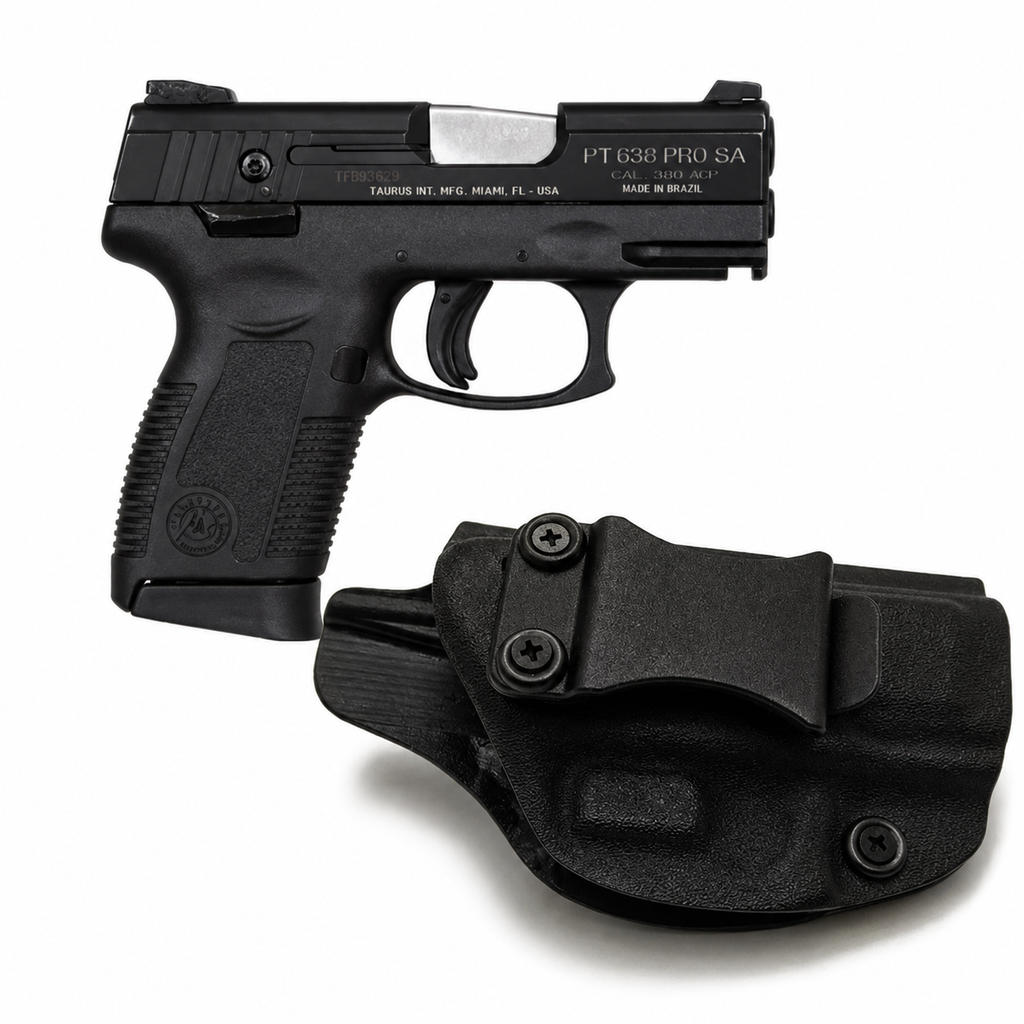 Coldre Velado em Kydex para Taurus PT638 e PT640 (Destro)