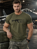 Camiseta Estampa Fuzil 7.62