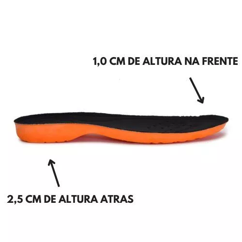 Kit 2 Pares de Palmilhas de Gel Anatômicas
