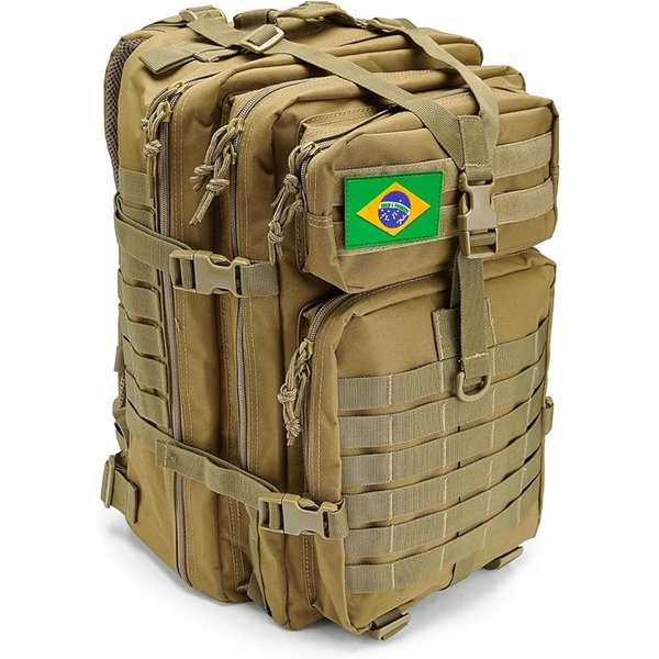 Mochila Tática Recon 50 Litros - Cáqui