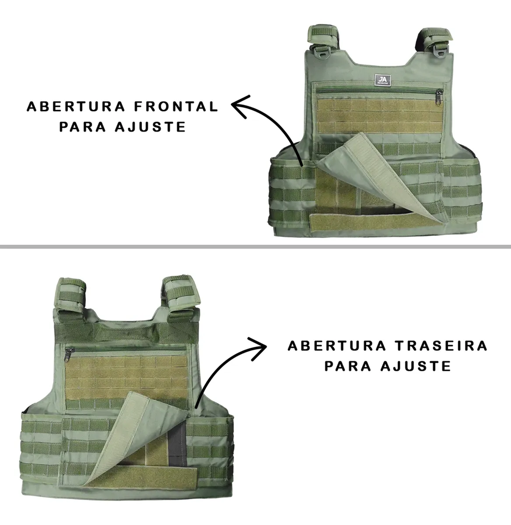 Capa de Colete Modular Batalhão - Verde Oliva