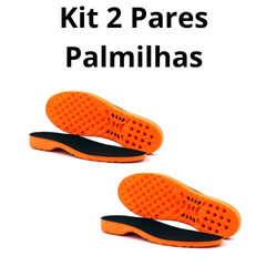 Kit 2 Pares de Palmilhas de Gel Anatômicas