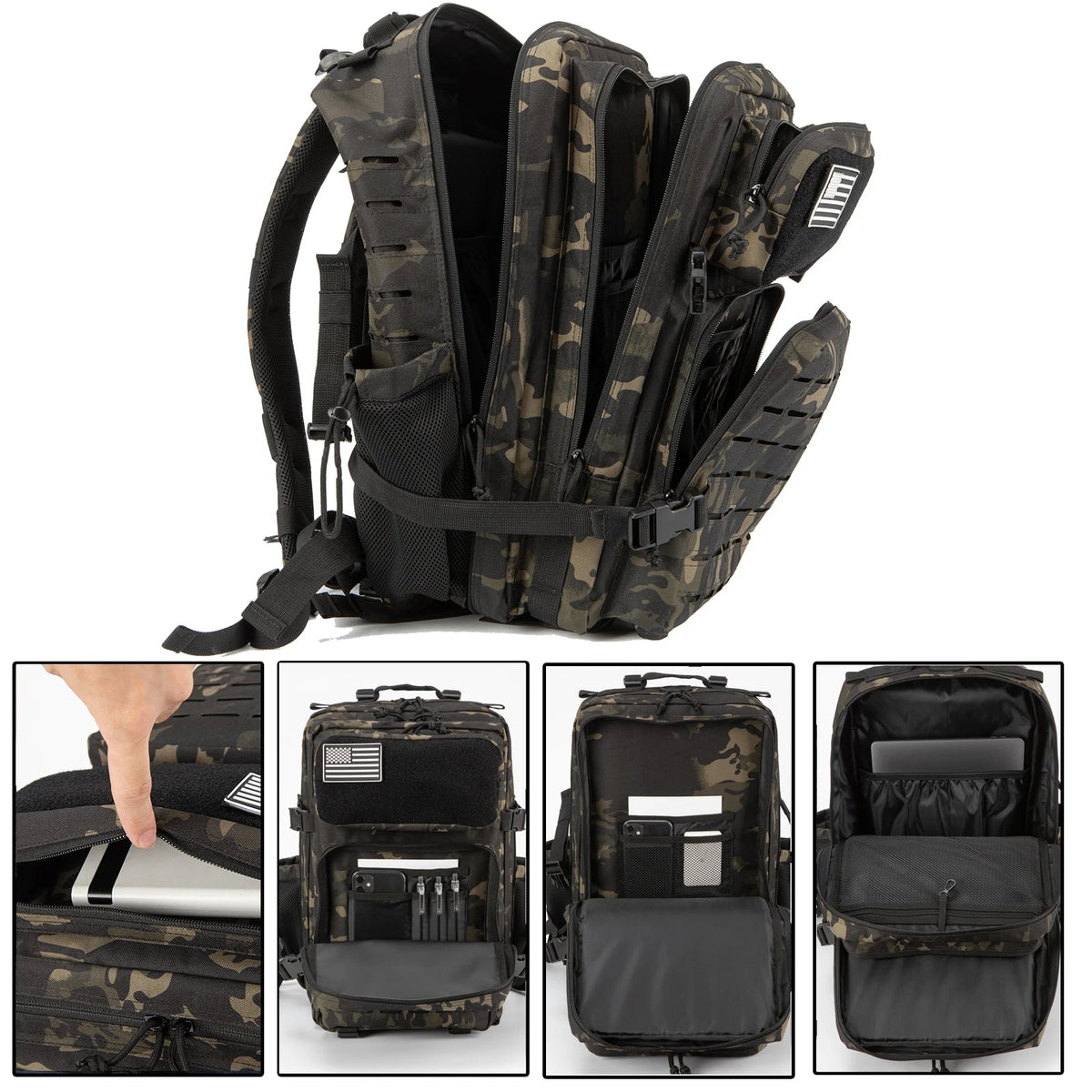 Mochila Andarilho 50 Litros - Camuflada