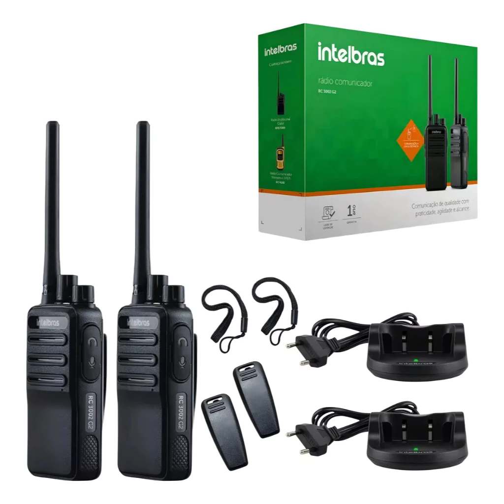 Rádio Comunicador Kit com 2 Unidades