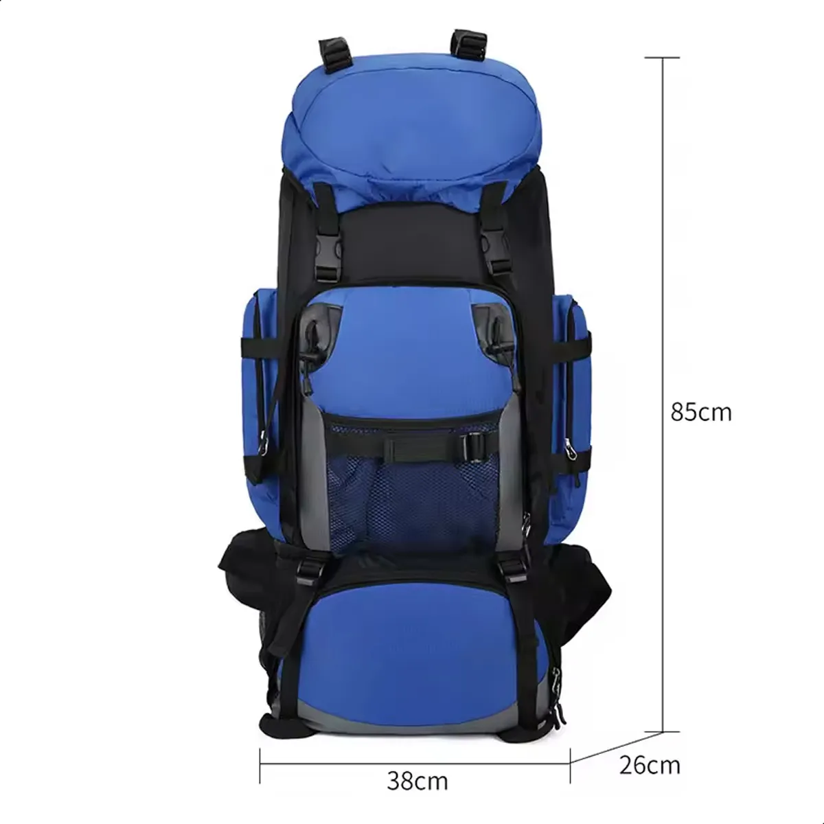 Mochila Cargueira Cume 90L - Azul Celeste - foto 6