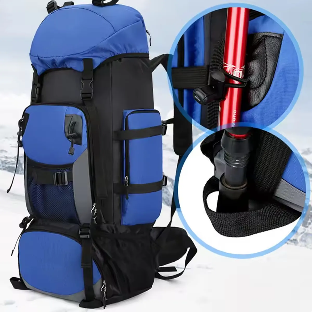 Mochila Cargueira Cume 90L - Azul Celeste