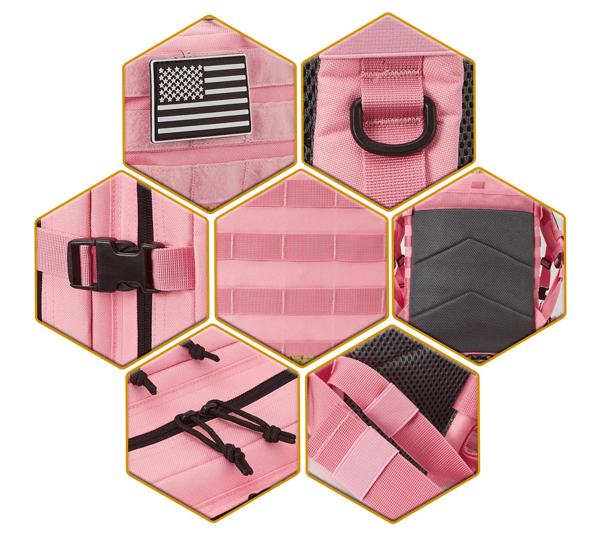 Mochila Tática Recon 50 Litros - Rosa