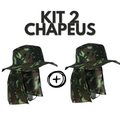Kit 2 Chapéus Boonie para Camping