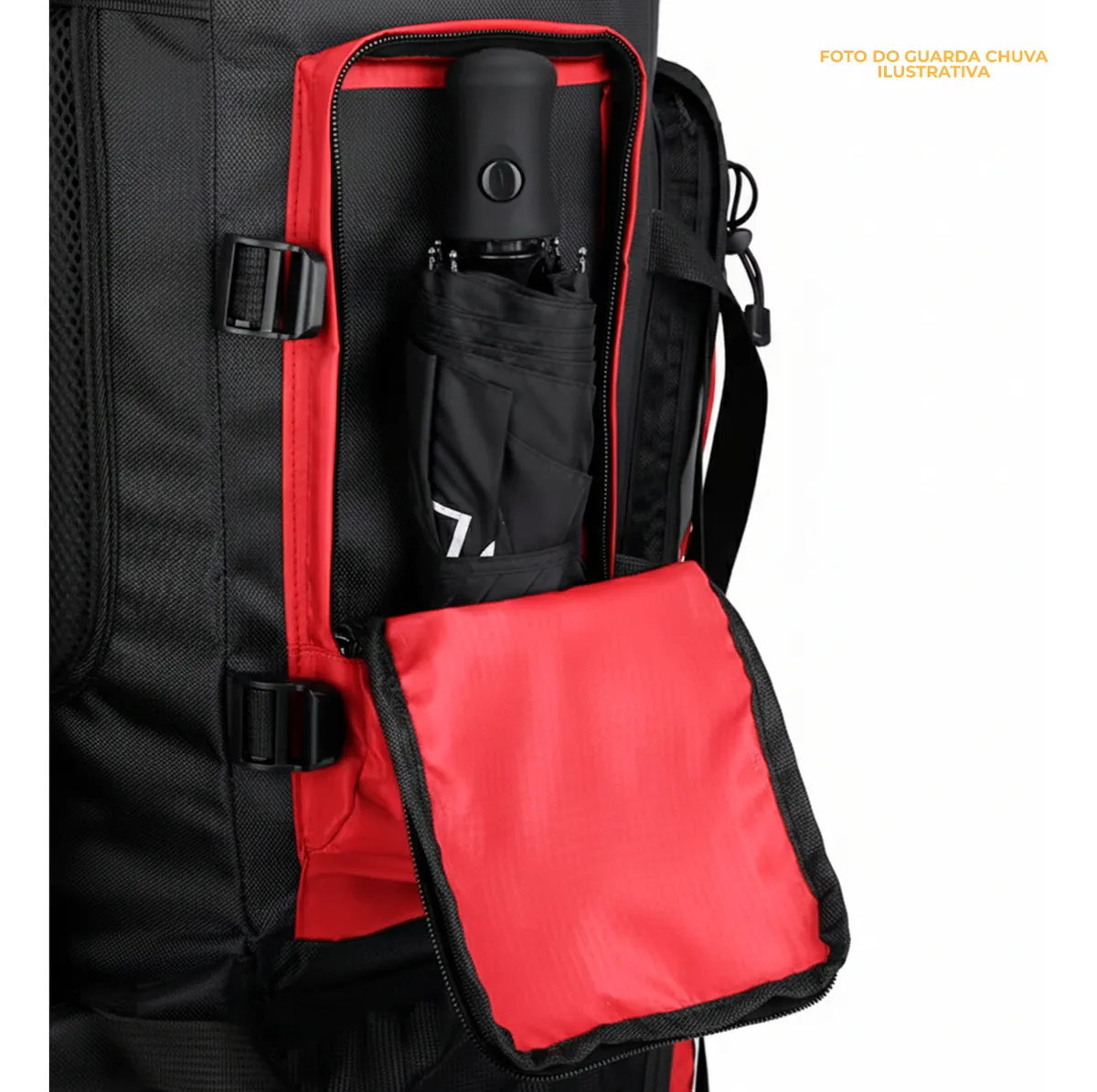 Mochila Cargueira Cume 90L - Vermelha