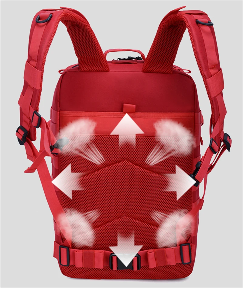 Mochila Tática Recon 50 Litros - Vermelha