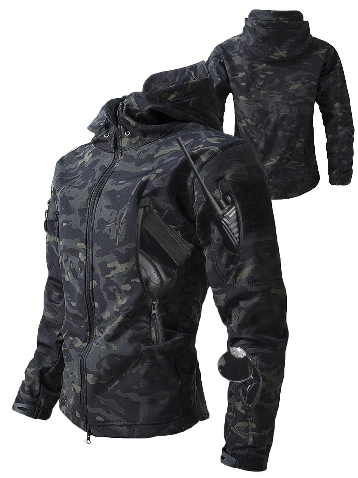 Jaqueta Tática Batedor - Multicam Black