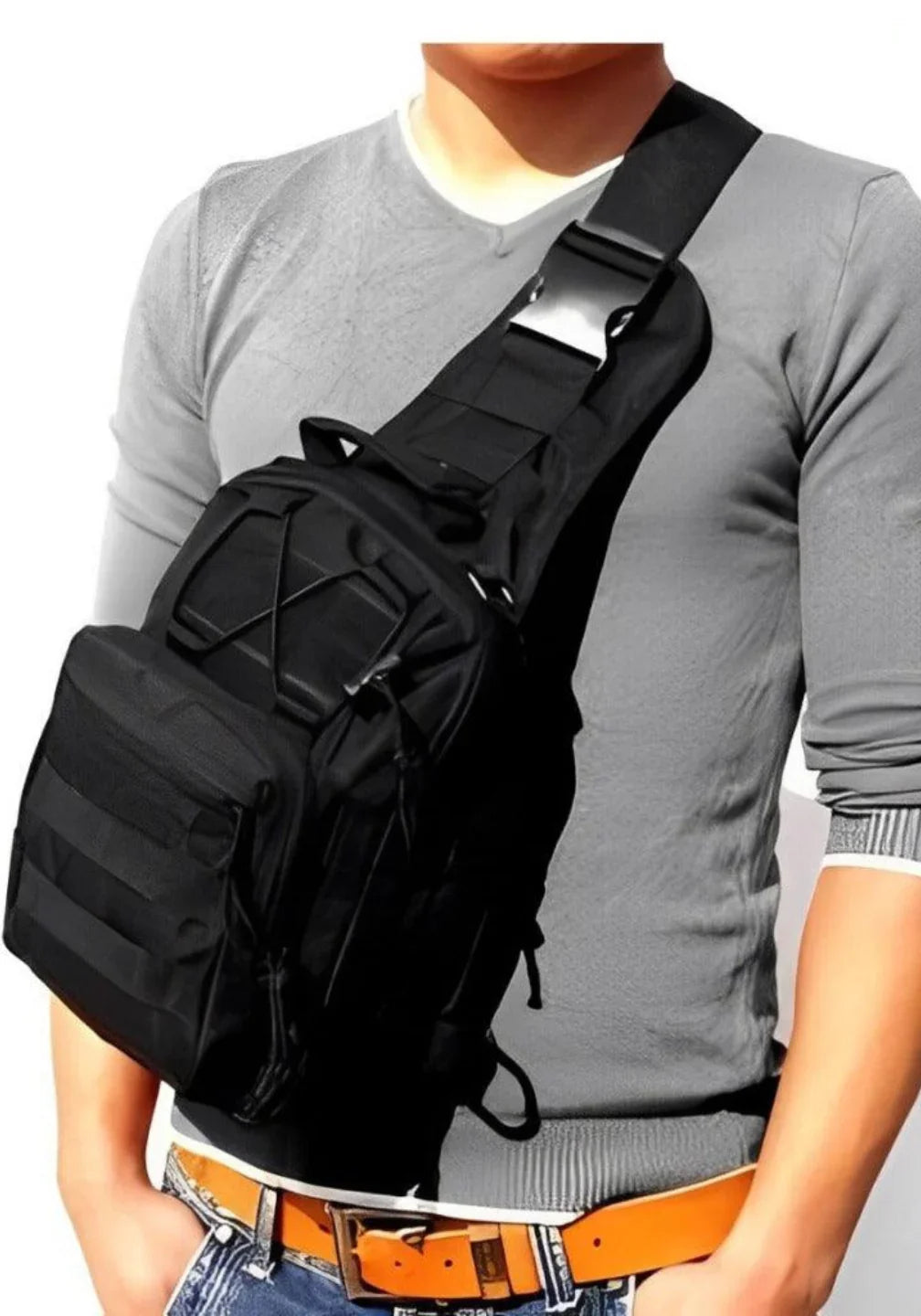 Mochila Transversal Tática Trilha