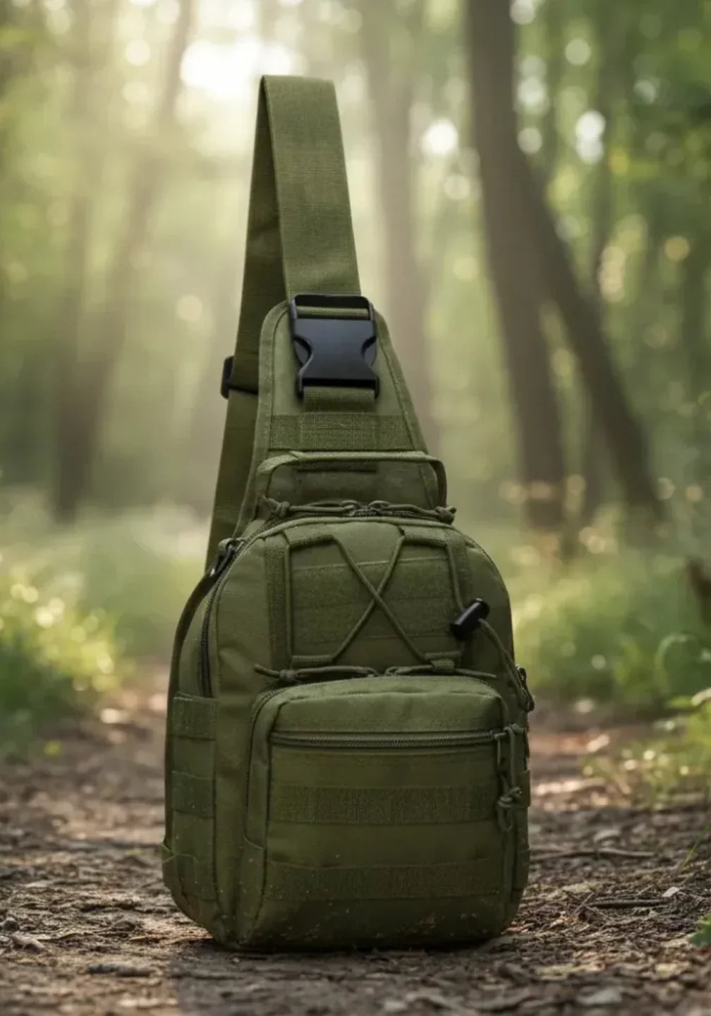 Mochila Transversal Tática Trilha