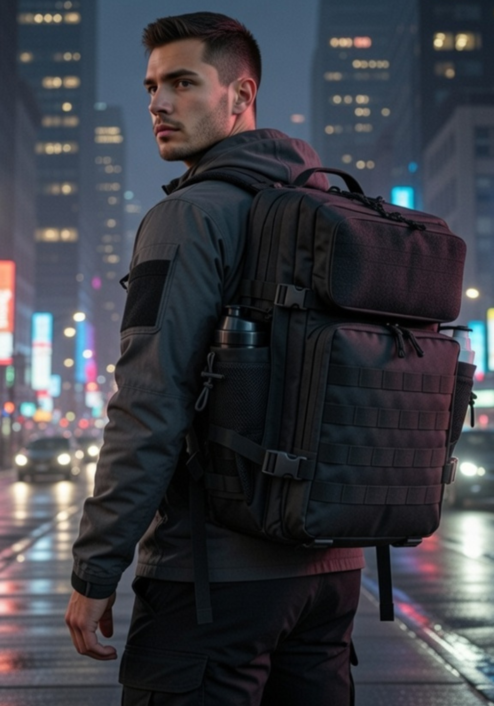 Mochila Tática 50 Litros Guardião - Preta