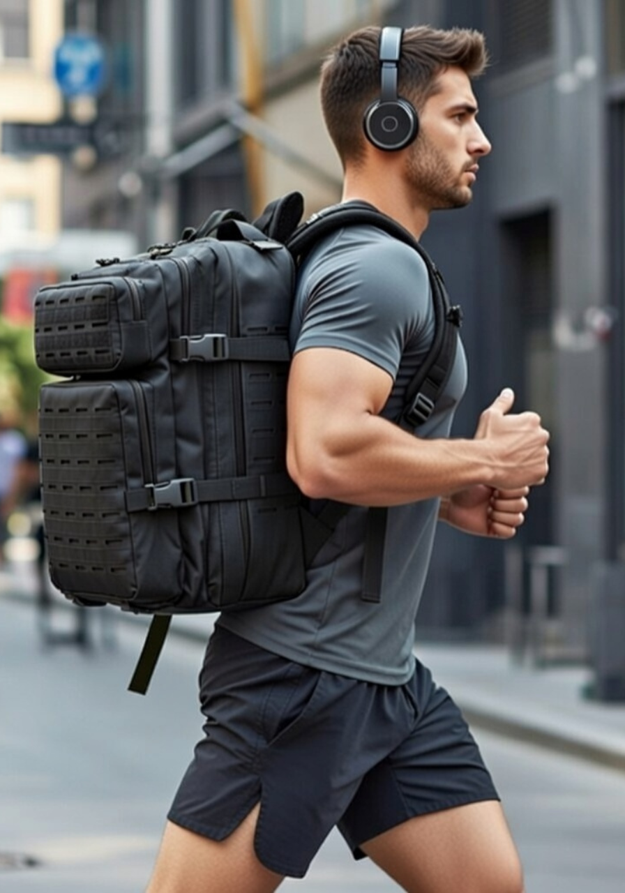 Mochila Tática Âncora 50 Litros - Preta