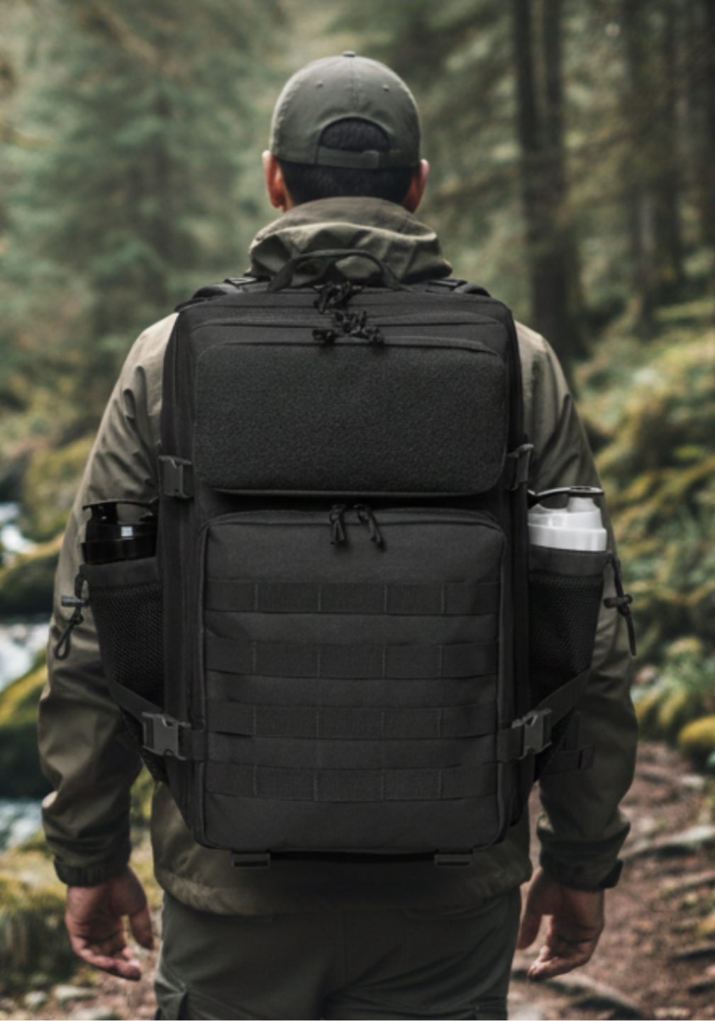 Mochila Tática 50 Litros Guardião - Preta