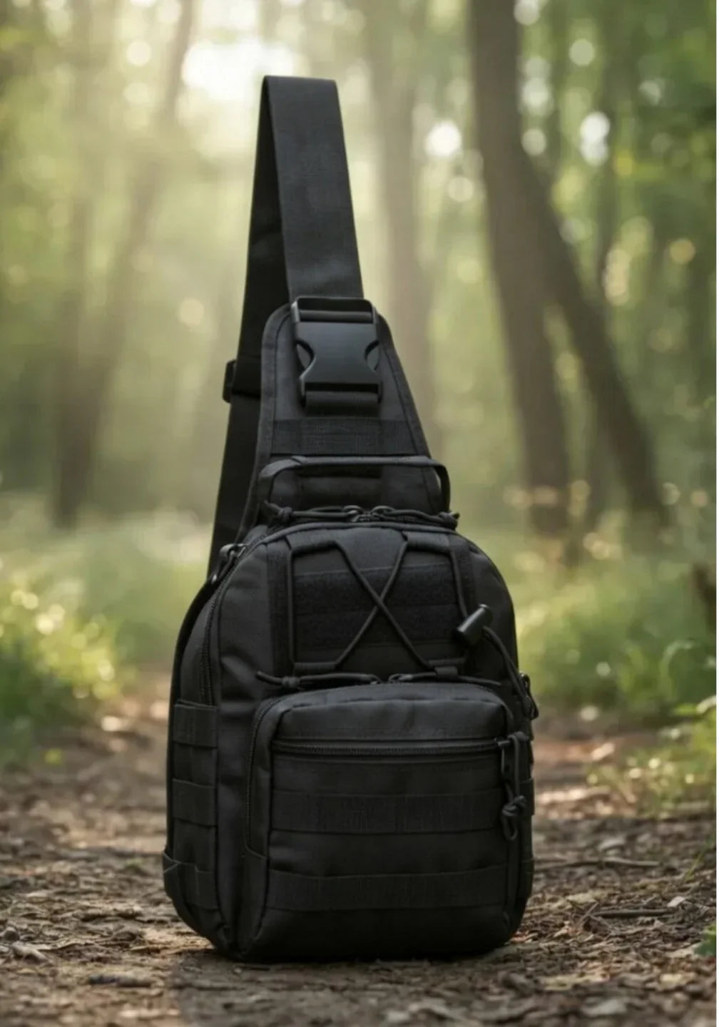 Mochila Transversal Tática Trilha