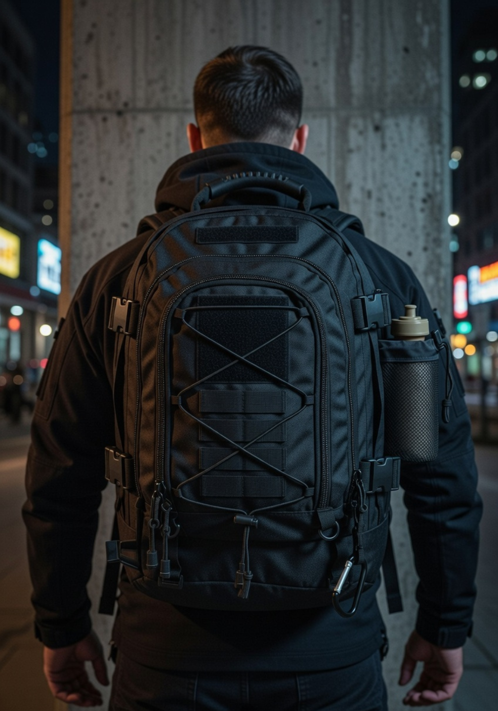 Mochila Expansível 40L a 60L Missão - Preta