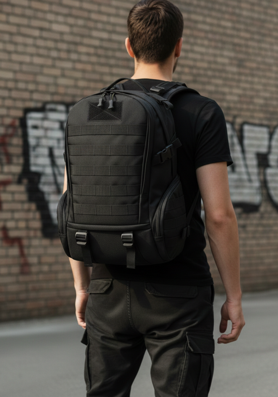 Mochila Tática Ferrão 45 Litros - Preta