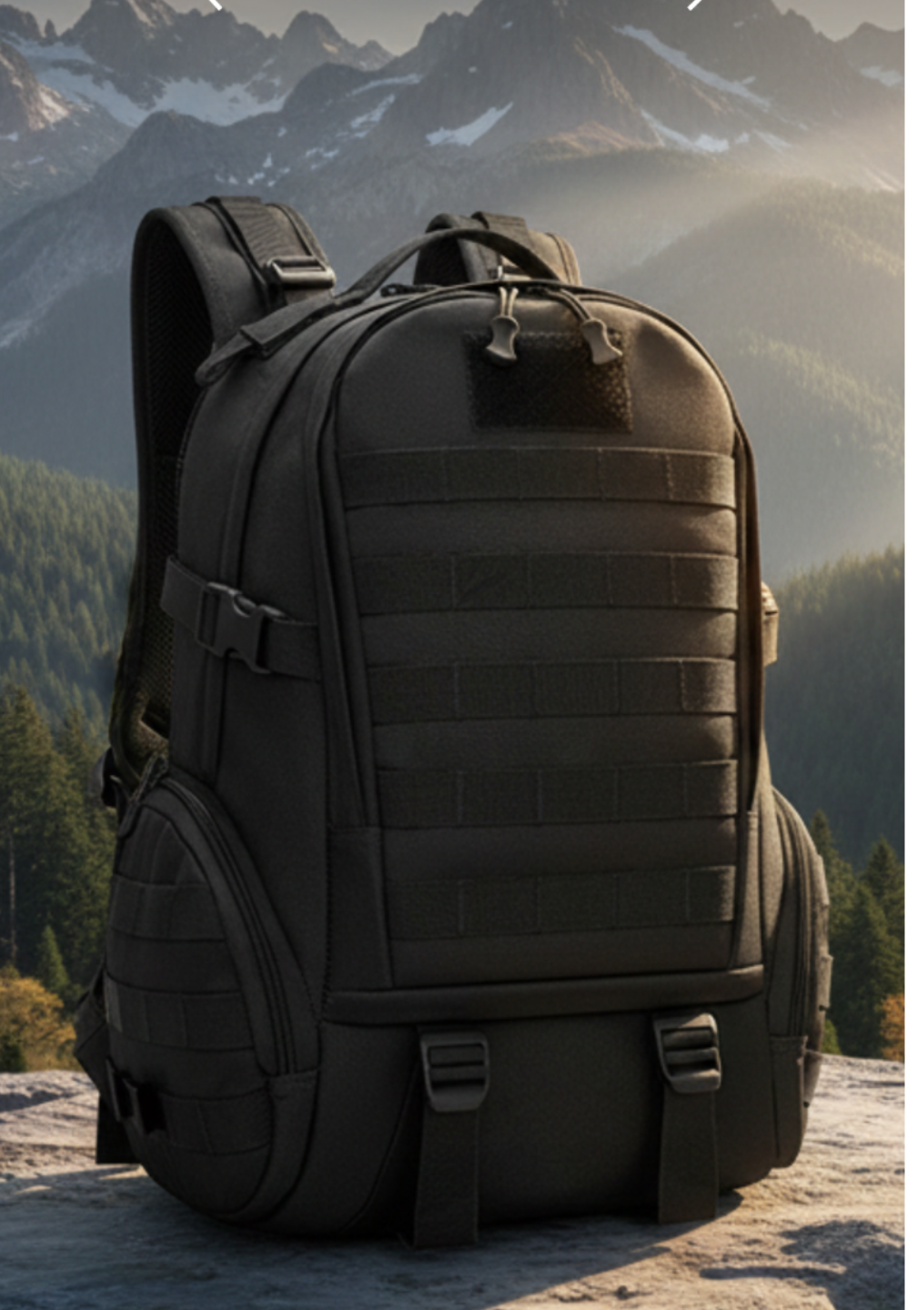 Mochila Tática Ferrão 45 Litros - Preta