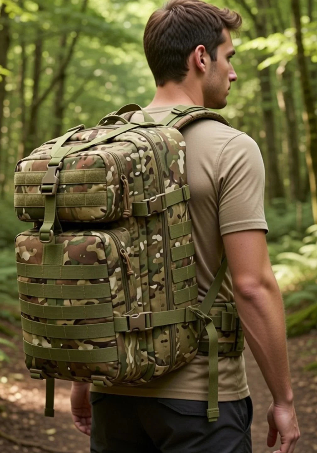 Mochila Tática Recon 50 Litros - Multicam