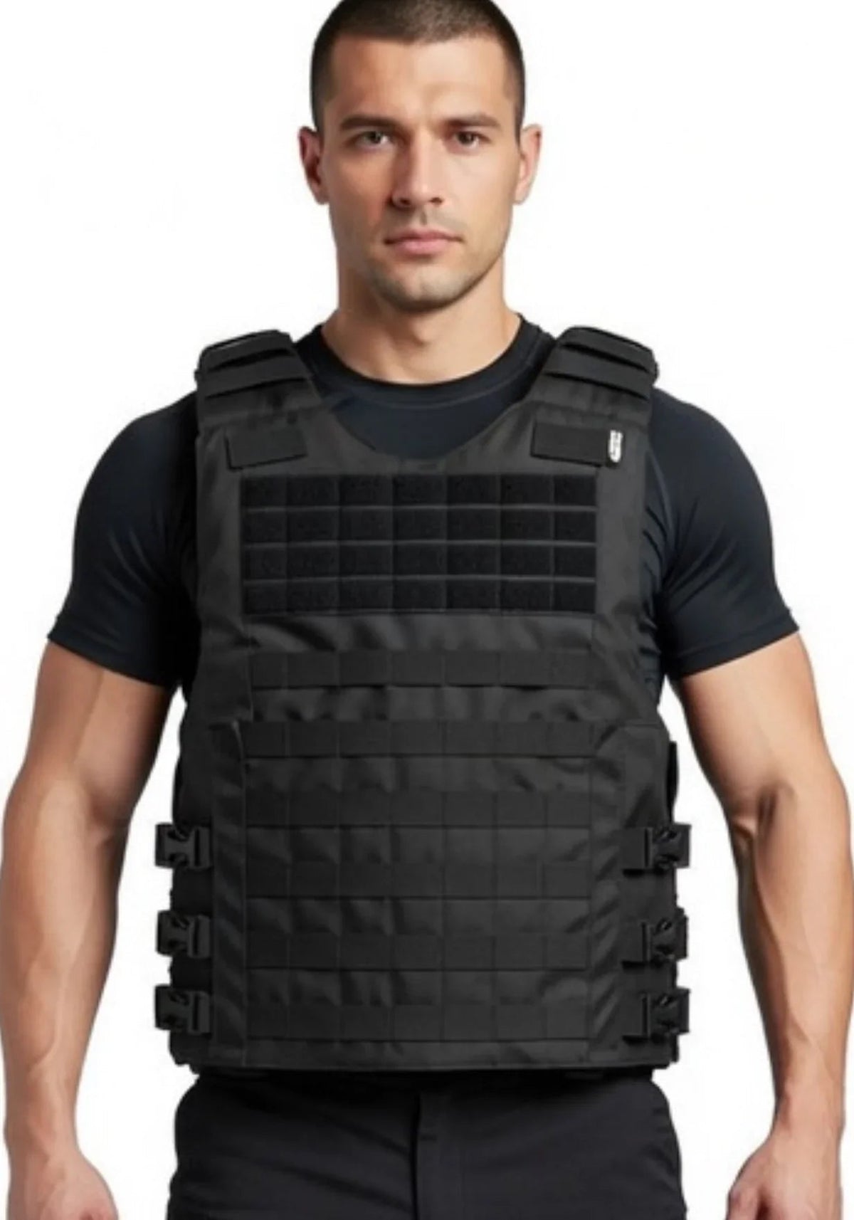 Capa de Colete Modular Slim Leve - Preto