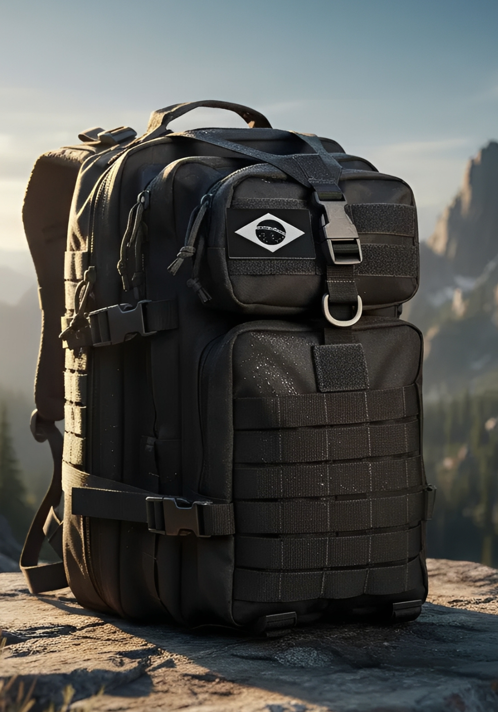 Mochila Tática Recon 50 Litros - Preta
