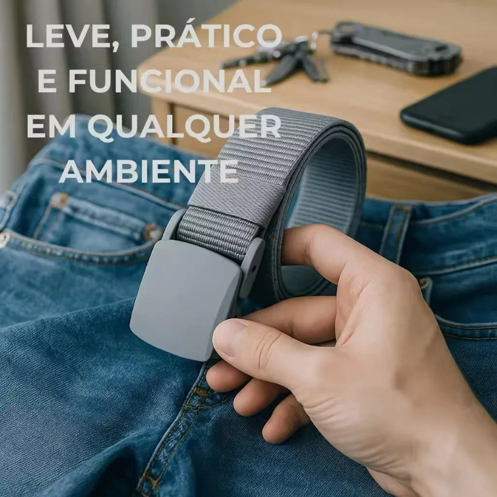 Cinto de Nylon Tático com Engate Rápido