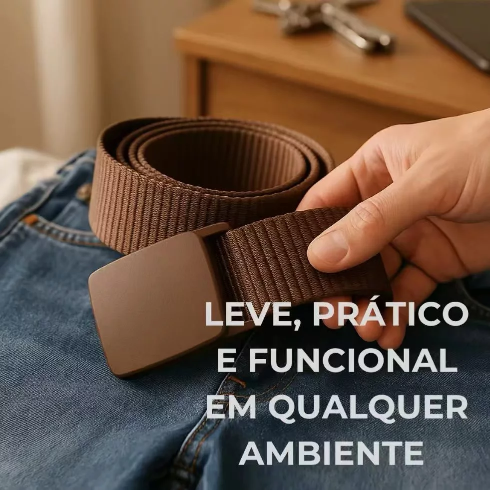Cinto de Nylon Tático com Engate Rápido