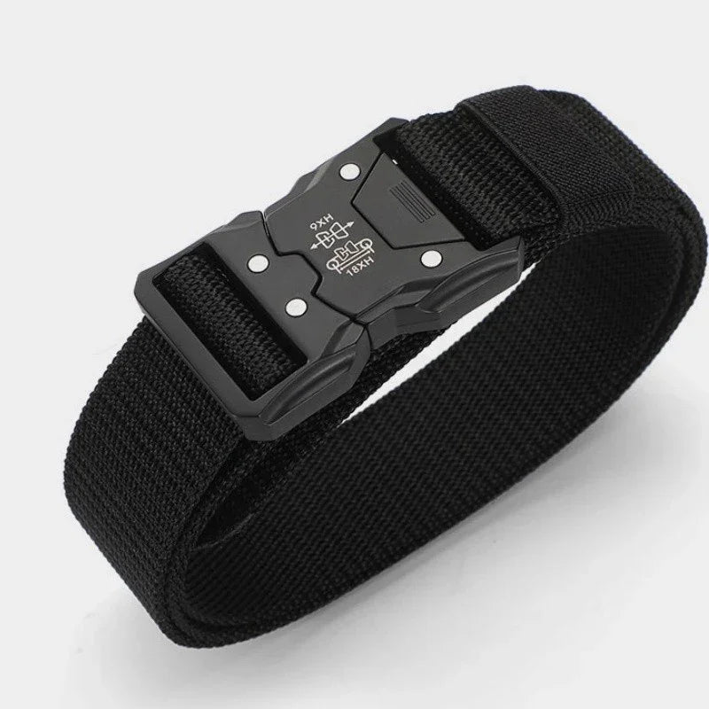 Cinto Tático de Poliéster com Fivela Metálica