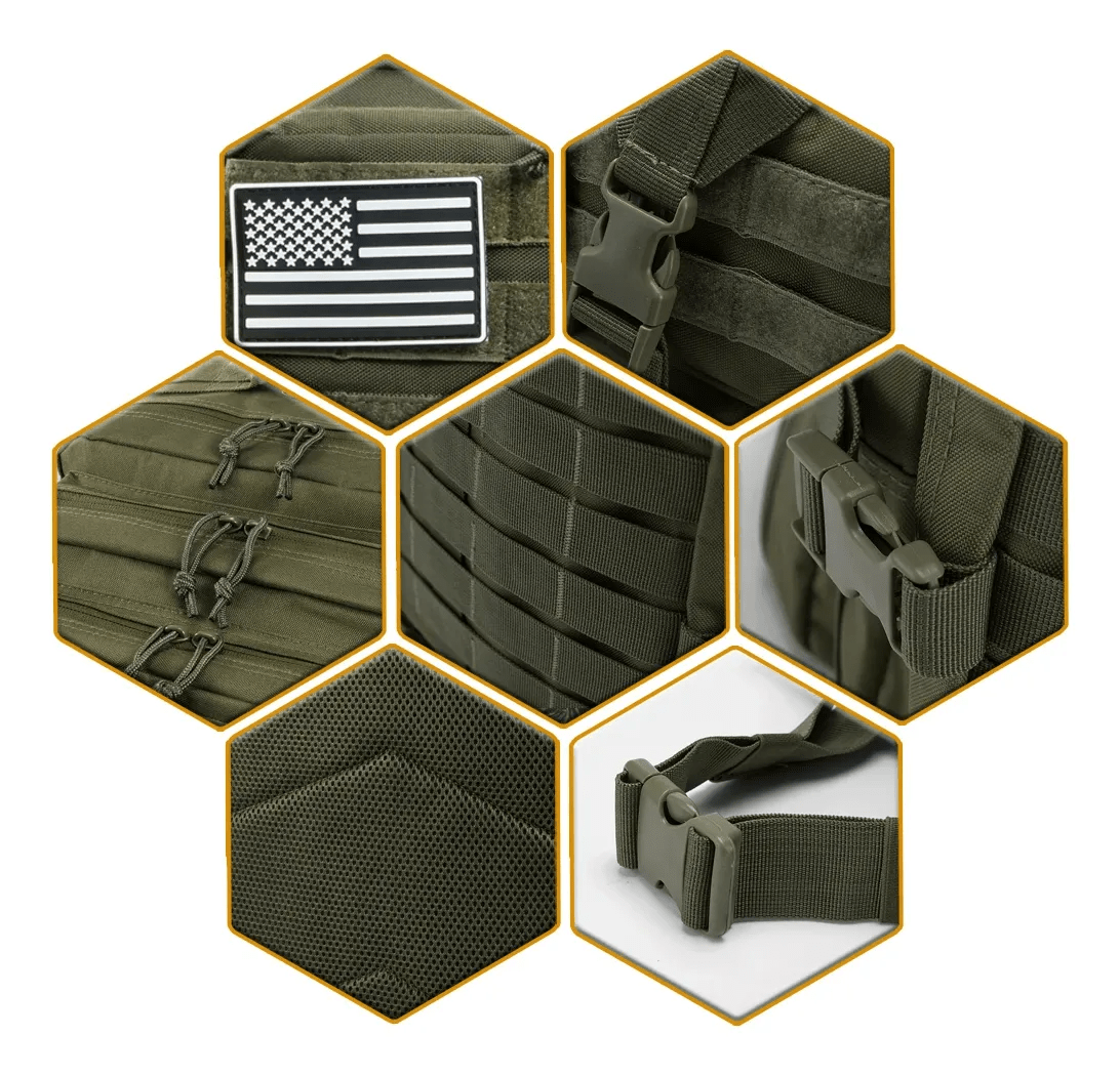 Mochila Tática Recon 50 Litros - Verde Oliva