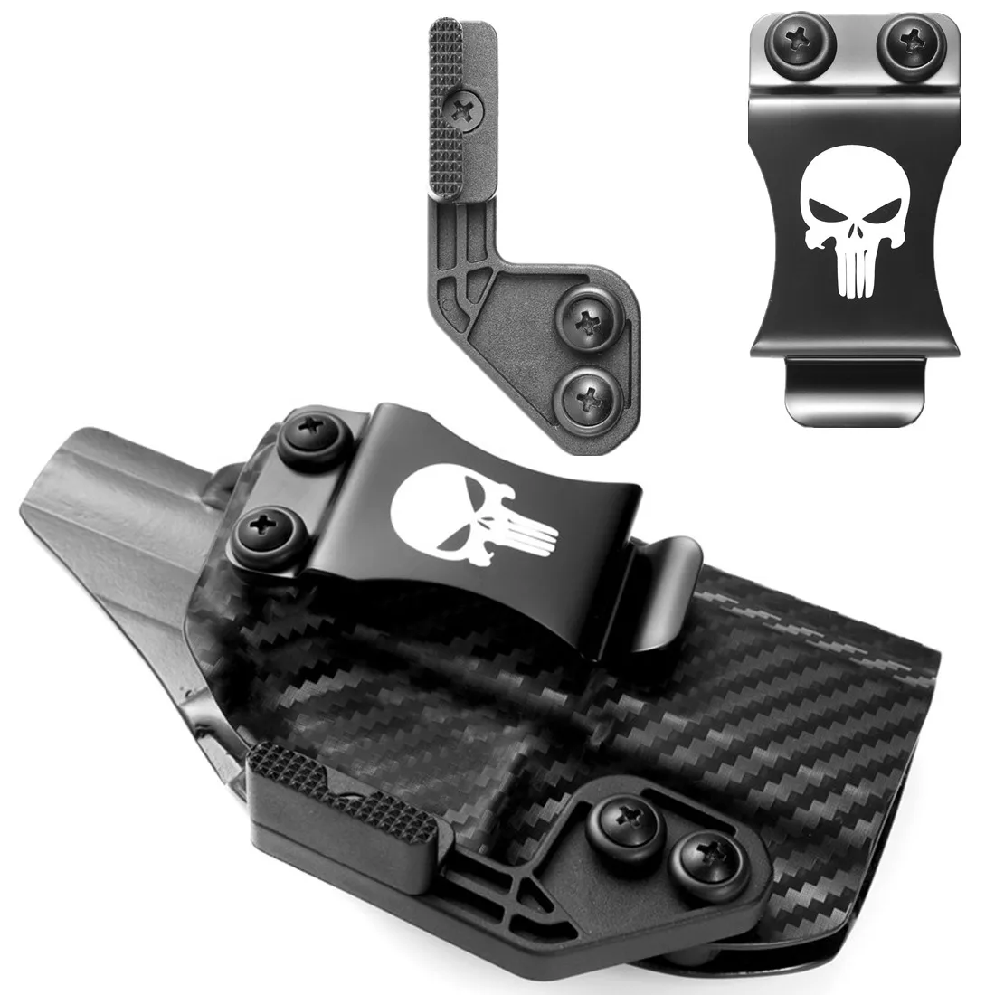 Coldre Velado em Carbono para Taurus G3 TORO com Red Dot e Lanterna